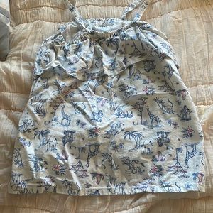 Kids - Jungle Animal Print - Ruffle - Sleeveless